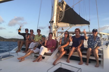 Friends in St. John USVI | Kindred Spirit - St. John USVI Catamaran Charter Friends in St. John USVI