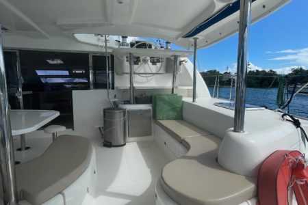 lounge-view-2 | Kindred Spirit - St. John USVI Catamaran Charter
