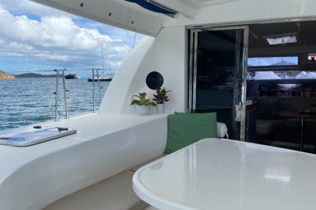 lounge-view-3 | Kindred Spirit - St. John USVI Catamaran Charter