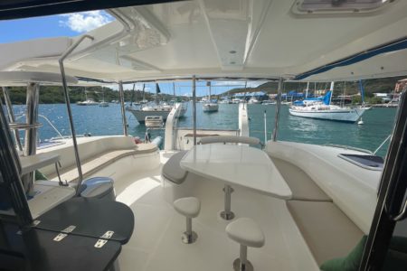 lounge-view | Kindred Spirit - St. John USVI Catamaran Charter